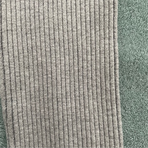 Lunya Leggings Mellow Grey Ribbed Organic Cotton Blend Size Medium Gentl… - Picture 12 of 12